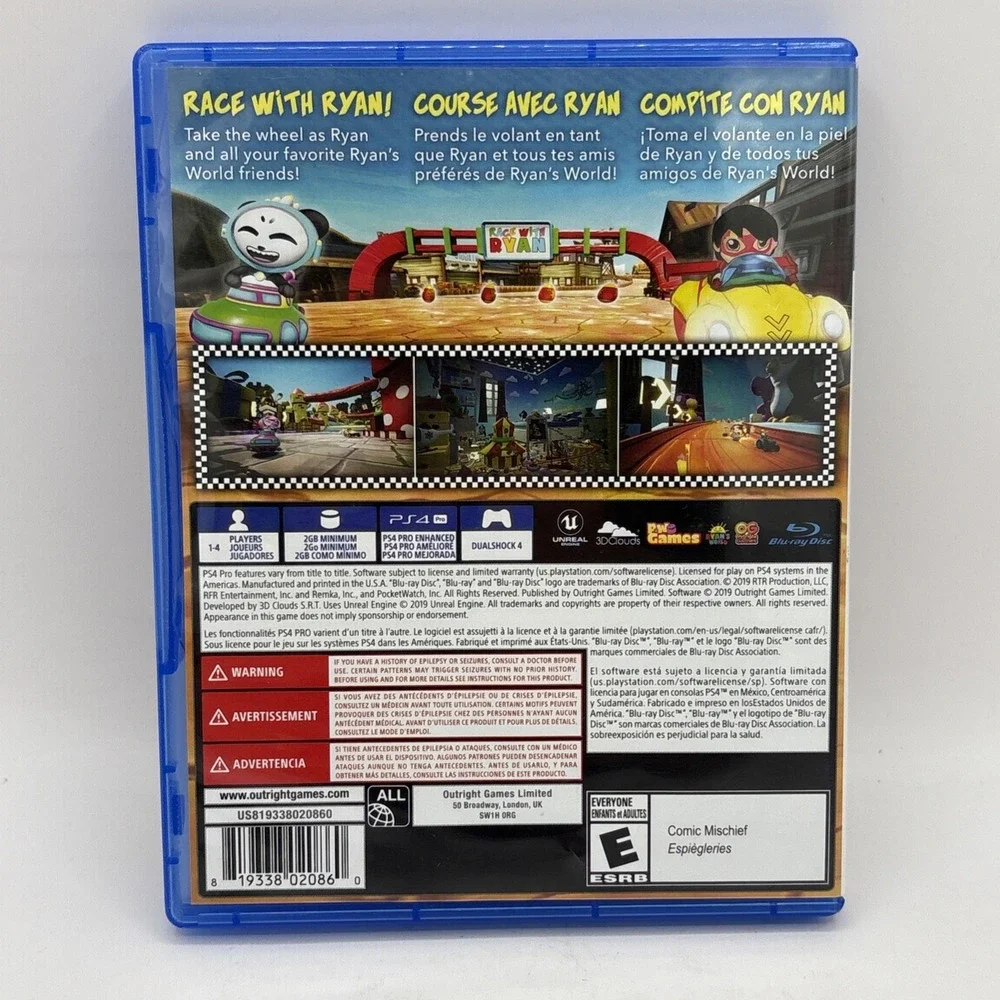 Race with Ryan (Sony PlayStation 4 PS4) Tested